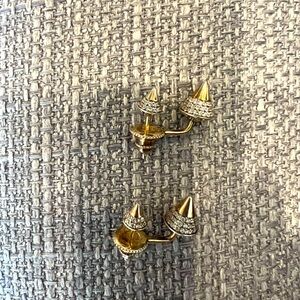 Crystal studded earrings